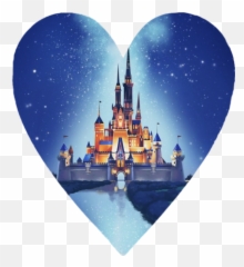 Heart Disney Sticker By Bobby Clarebio - Disney Castle Wallpaper Iphone png