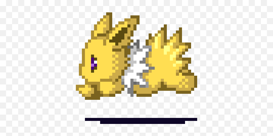 Pokemon Jolteon Eeveelution - Pokemon Cute Pixel Gif Png,Pikachu Gif Transparent
