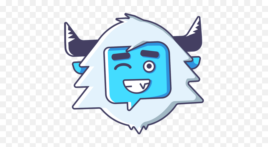 Yeti Wink Emoji - Transparent Yeti Emoji Png,Wink Emoji Png