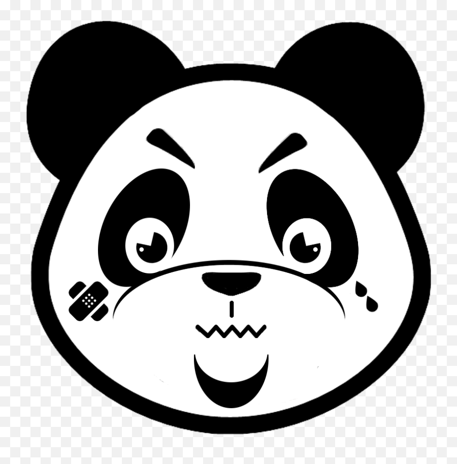 Panda Bear Face Clipart - Portable Network Graphics Png,Panda Face Png