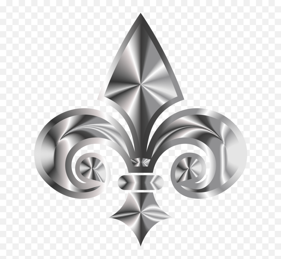 Ornament Symbol Metal Png Clipart - Silver Fleur De Lis Png,Fleur De Lis Png