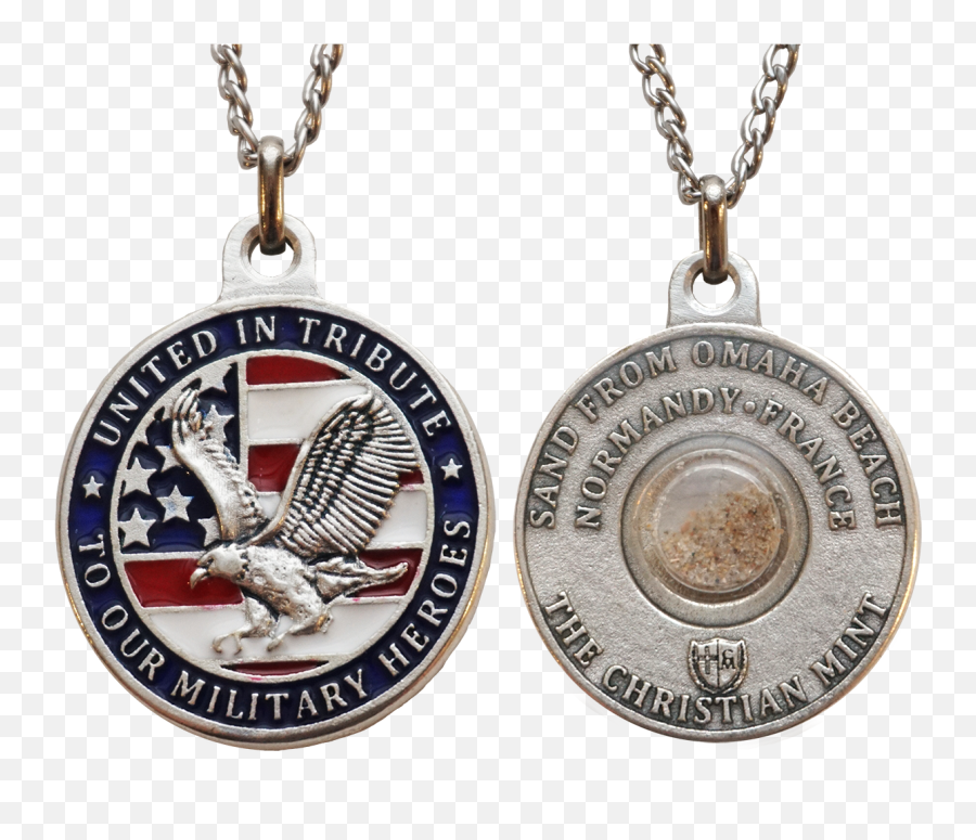 D - Day Patriotic Medal W Omaha Beach Sand Solid Png,Beach Sand Png