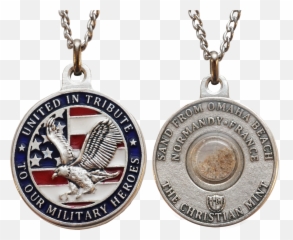 D - Day Patriotic Medal W Omaha Beach Sand Solid Png,Beach Sand Png