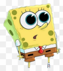 Spongebob Emoji Yellow Eyes Cartoon Nickeloden - Bob Esponja Dibujos De Kawaii png