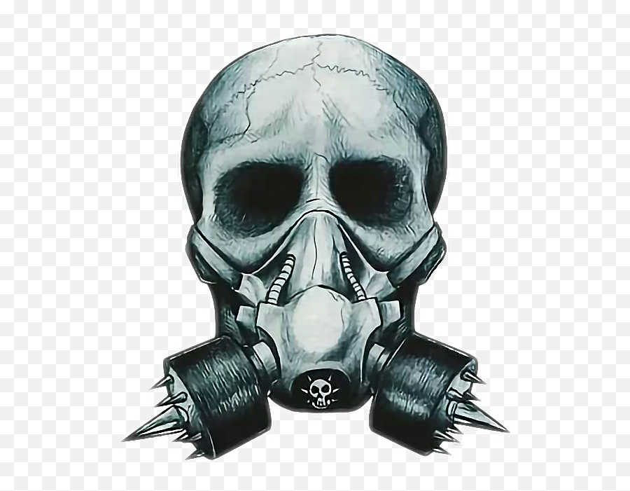 Download Free Stock Gasmask Drawing Apocalypse - Skull Gas Mask With Skeltom Png,Gas Mask Transparent