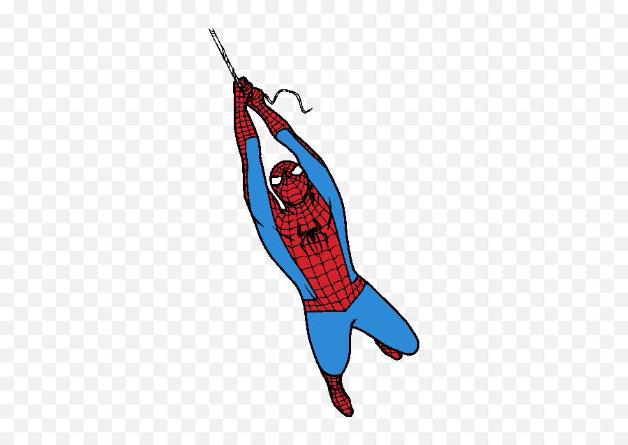 Spiderman Thank And Clip Art - Clipartandscrap Hanging Upside Down  Spiderman Hanging Cartoon Png,Spiderman Logo Clipart - free transparent png  images 