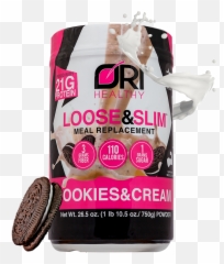 Loose U0026 Slim Cookies Cream - Ori Healt 657775 Png Cookies And Cream,Cookies And Cream Png