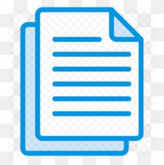 Paper Icon 81650 - Free Icons Library Blue Png