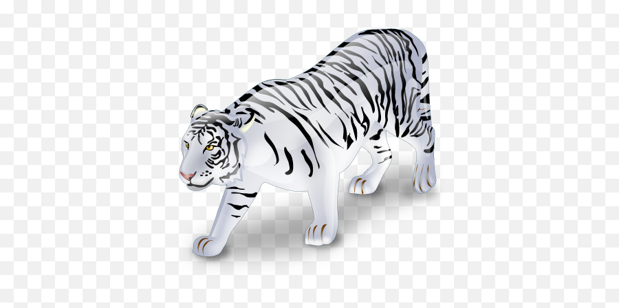 White Tiger 3d Animal Png - Animal Icons,White Tiger Png