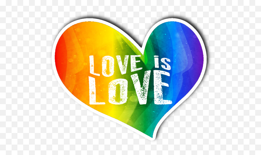 Radiating Rainbow Heart Minecraft - Clip Art Library Love Is Love Rainbow Png,Minecraft Heart Png