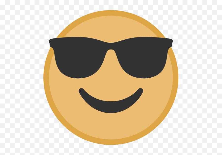 Yellow Cool Face Graphic - Emoji Picmonkey Graphics Happy Png,Ok Hand Emoji Transparent