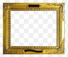 Gold Frame Png - Cadre Vieux