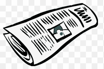 Download Journalist Clipart Newspaper Art - Surat Paper png