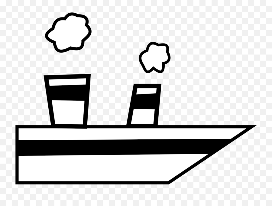 Line Artanglearea Png Clipart - Royalty Free Svg Png Barco De Vapor Dibujo,Cruise Ship Clip Art Png