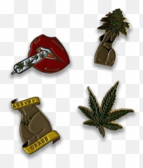 4 Pack - Dacrip Pin Set Png,Crips Logos
