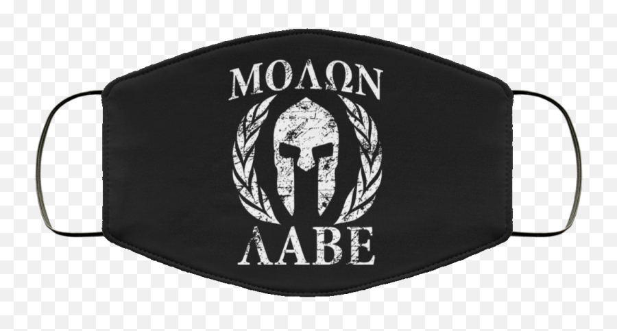 Molon Labe 1 Classic Face Mask - Helmet Spartan Wallpaper Iphone Png,Molon Labe Logo