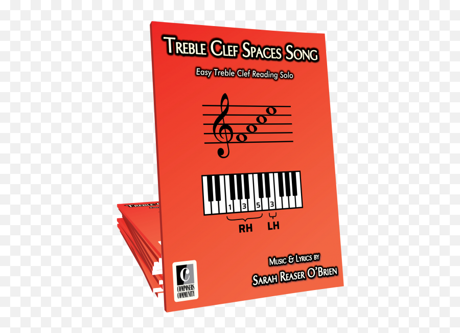 Treble Clef Spaces Song Sheet Music Piano Pronto Publishing - Telfair Academy Png,Transparent Treble Clef
