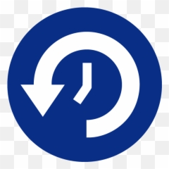 Download Hd Past - History Icon Png Blue Transparent PNG
