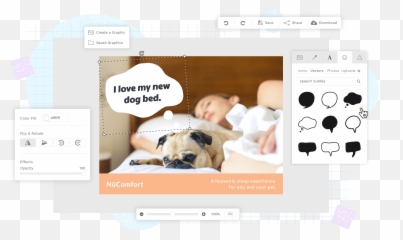 Online Speech Bubble Maker - Free U0026 Easy To Use Snappa Hunden Schlafen Png,Thought Bubble Sketch Png