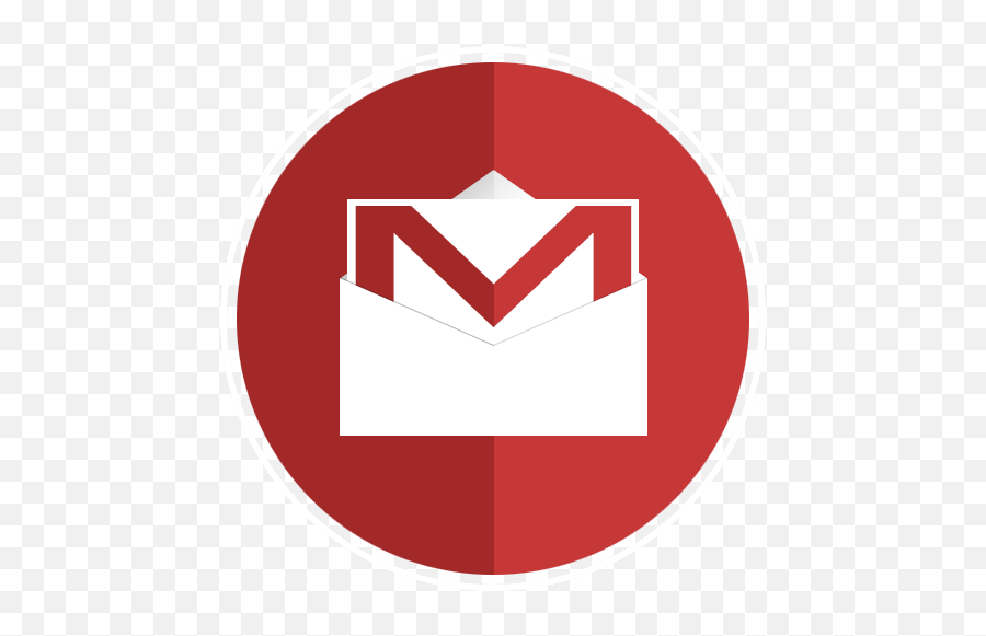Gmail Circle Icon - Round Logo Gmail Png,Red Circle Logo