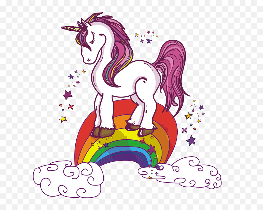 Rainbow Unicorn Png Download - Unicorn Png Rainbow Unicorn,Transparent Unicorn