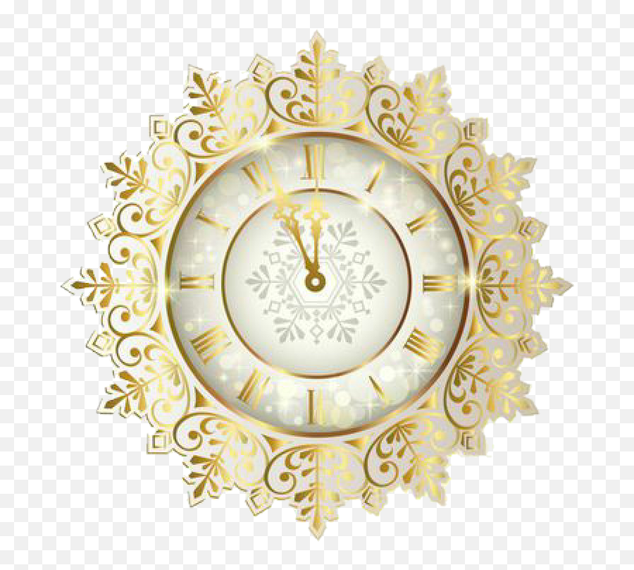 2020 Countdown A Gold Clock Sticker By Aline - New Year Watch Png,Gold Clock Png