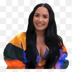 Smiling Demi Lovato Gif - Smile png