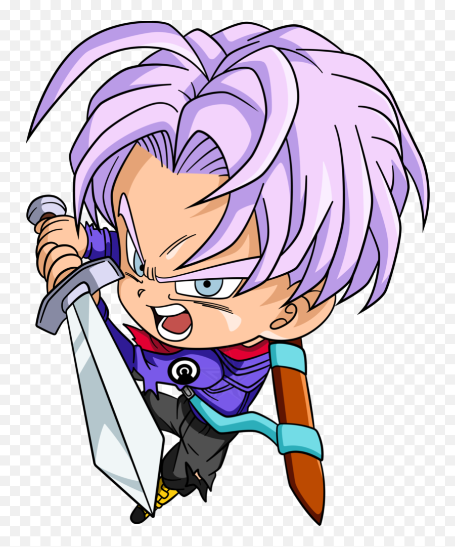 Dragon Ball Z Trunks Drawing Dragon Ball Chibi Trunks Png Free Transparent Png Images Pngaaa Com