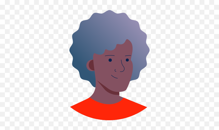 Avatar People Woman Graying Black - Hair Design Png,African Icon