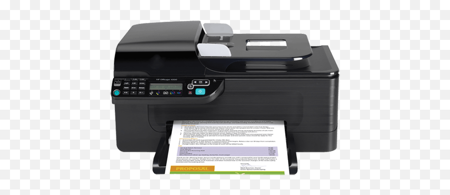 Hp Officejet 4500 Printer Mobile - Hp Officejet 4500 Printer Png,Hp Print Icon