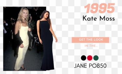 Met Gala 2020 Our Fave Looks Through The Years - Sentani Kate Moss 1995 Calvin Klein png
