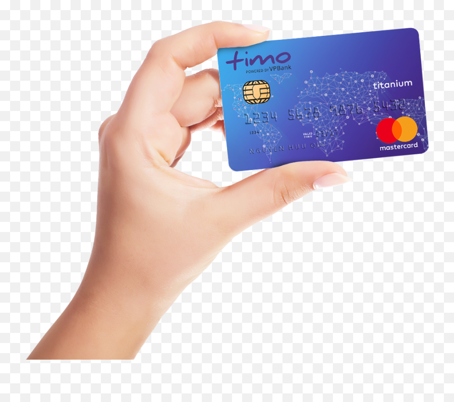Credit Card Png - Holding A Credit Card,Master Card Png