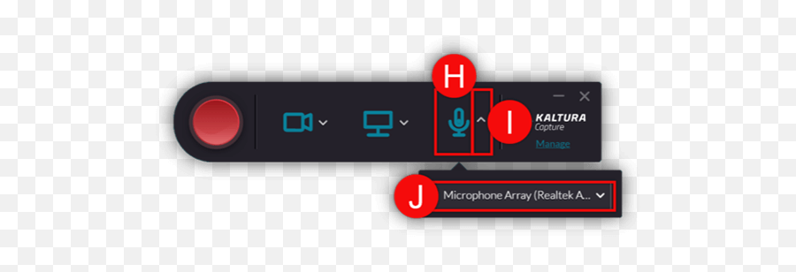 Kaltura Capture - Elearning Uab Dot Png,How To Add The Volume Icon In The Taskbar