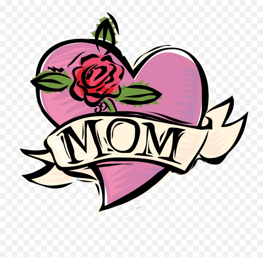 Mom Heart Tattoo Png Picture - Drawings For Mothers Day,Heart Tattoo Png