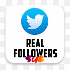 Real Twitter Followers Subscription Groism - png