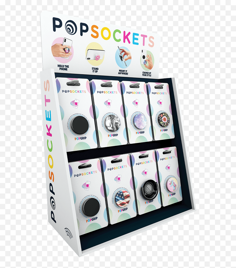 Wholesale Popsockets - Two Tier Corrugate Counter Top Popsocket Store Display Png,Kindle Fire Star Icon