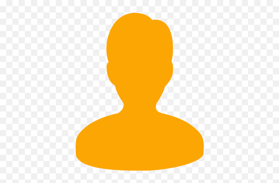 Orange Guest Icon - Free Orange User Icons Contacts Icon Aesthetic Orange Png,Guest Icon Png