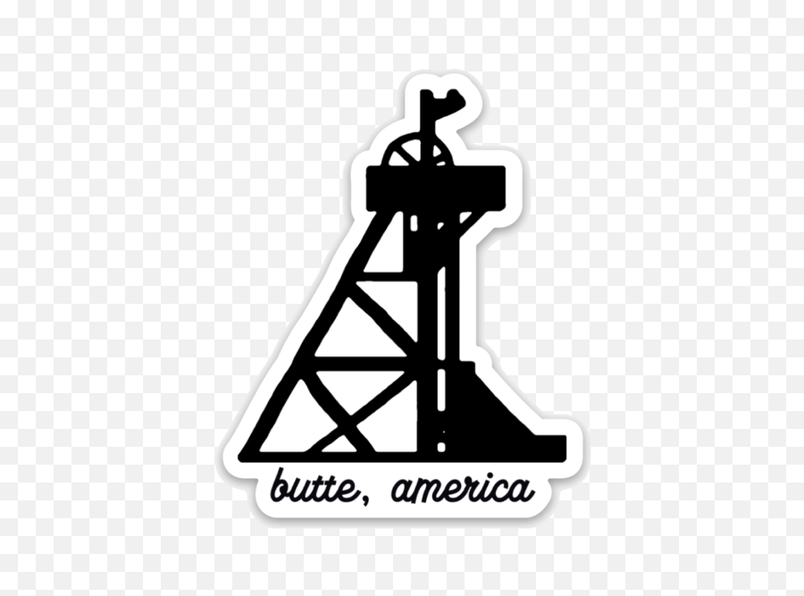 Butte America Headframe Sticker - Vertical Png,Excalibur Icon