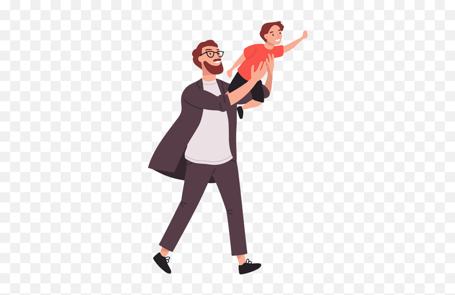 Father And Son Png Hd Images Stickers Vectors - Online Job Cartoon,Parent Lifting Baby Icon