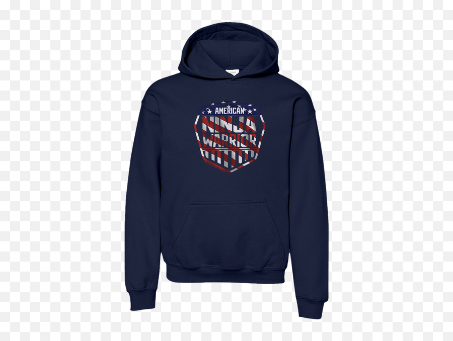 American Ninja Warrior Stripe Logo Youth Hooded Sweatshirt - Minecraft Hoodie Png,Stripe Icon