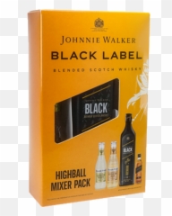 Johnnie Walker Black Icon Combo - Label png
