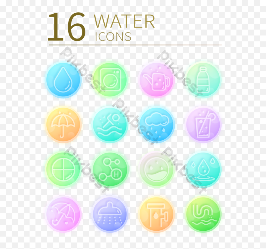 Water Element Icon Vector Ai Free Download - Pikbest Dot Png,Water Ripple Icon