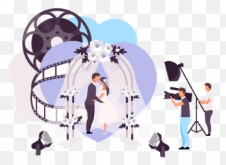 Premium Video Production Company Illustration Pack From - Photography Videography Wedding Icon Png,Videgraphy Icon