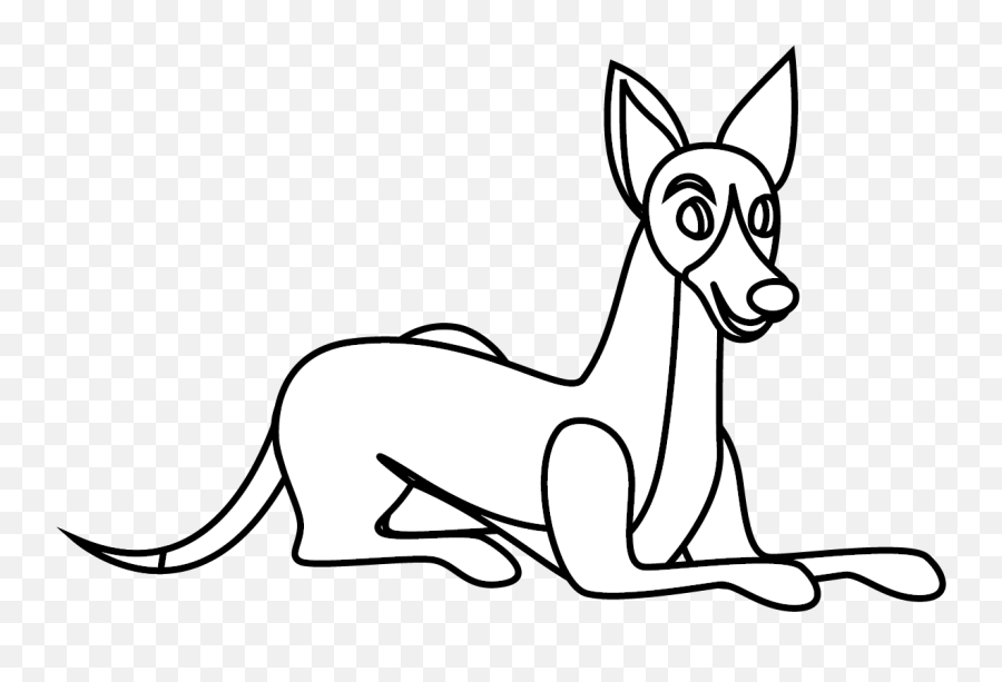 Coloring Page Cute Dog Graphic By Magangsiswasmk Creative - Language Png,Cute Kangaroo Icon Silhouette