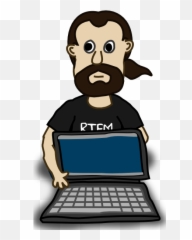 Comic Characters Laptop Clip Art 116405 Free Svg Download - People png