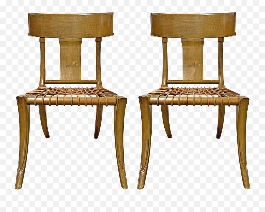 Kreiss Klismos Chairs - Solid Back Png,Karastan Fashion Icon