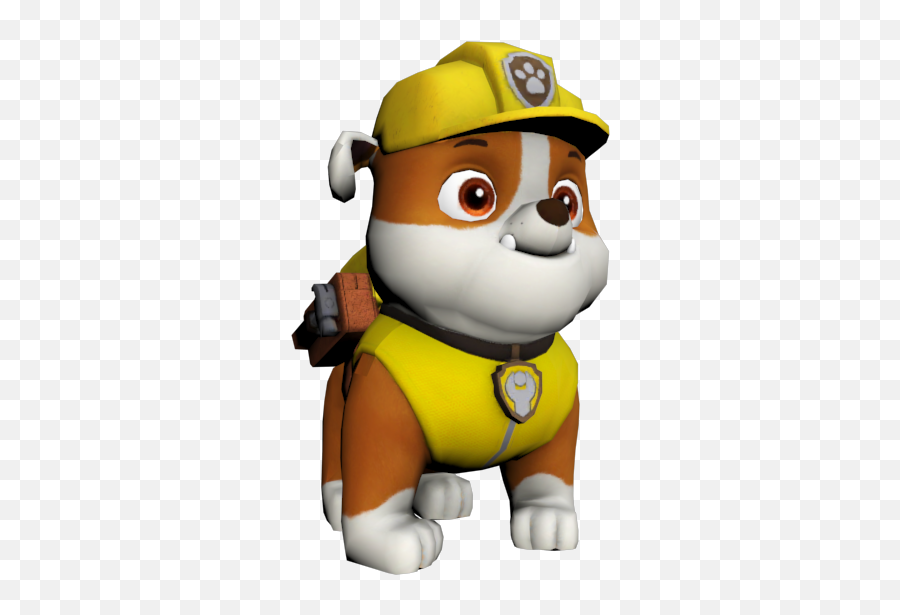 Mobile - Paw Patrol Rescue Run Rubble The Models Resource Cartoon Png,Rubble Png