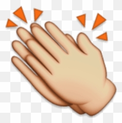Download Hd Free Png Ios Emoji Clapping Hands Sign