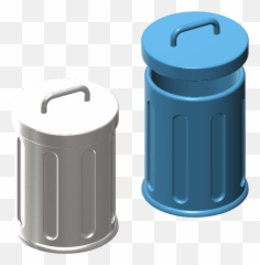 Download Free Stl Files Trash Can 110 Cults - Poubelle Imprimante 3d png