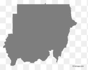 Vector Maps Of Sudan - Png